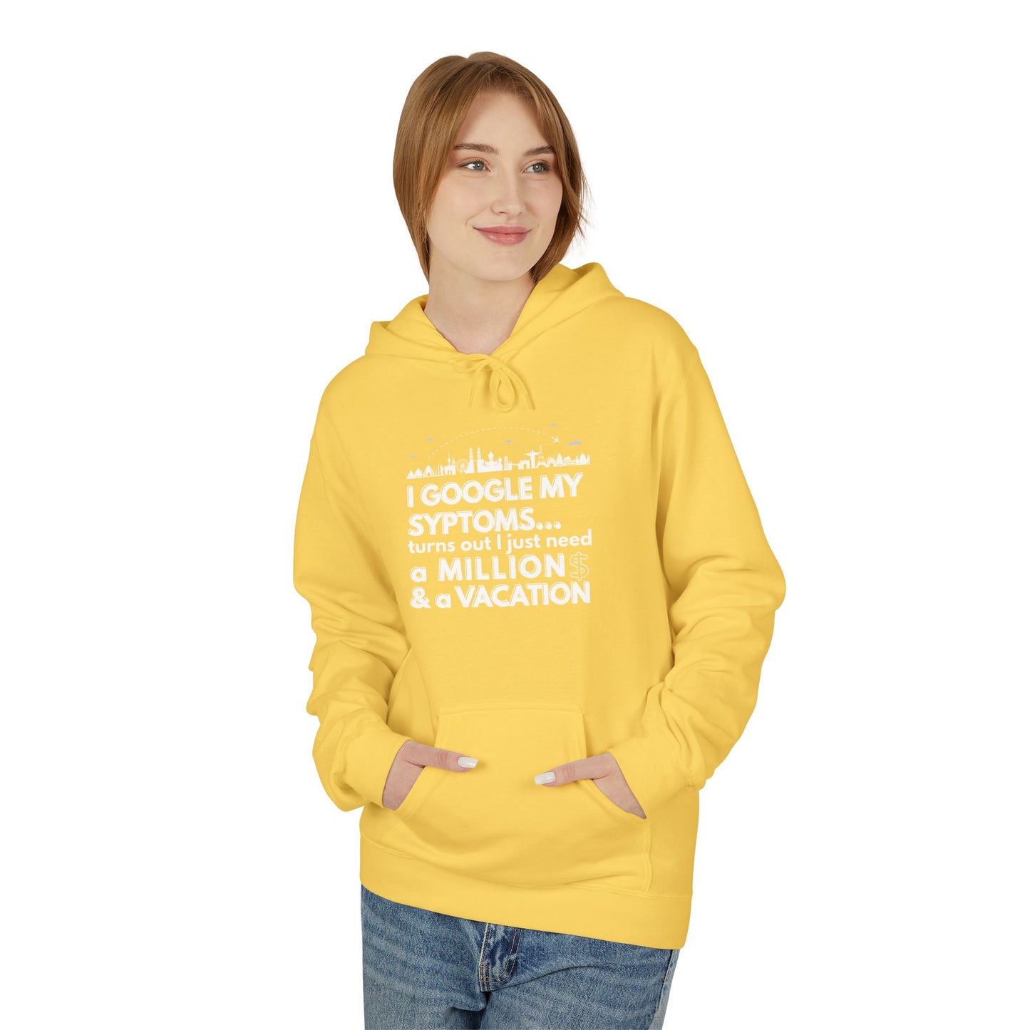 Google Syptoms Hoodie, Funny Hoodie, Gift for Travel Lovers, Casual Wear, Comfortable Sweater