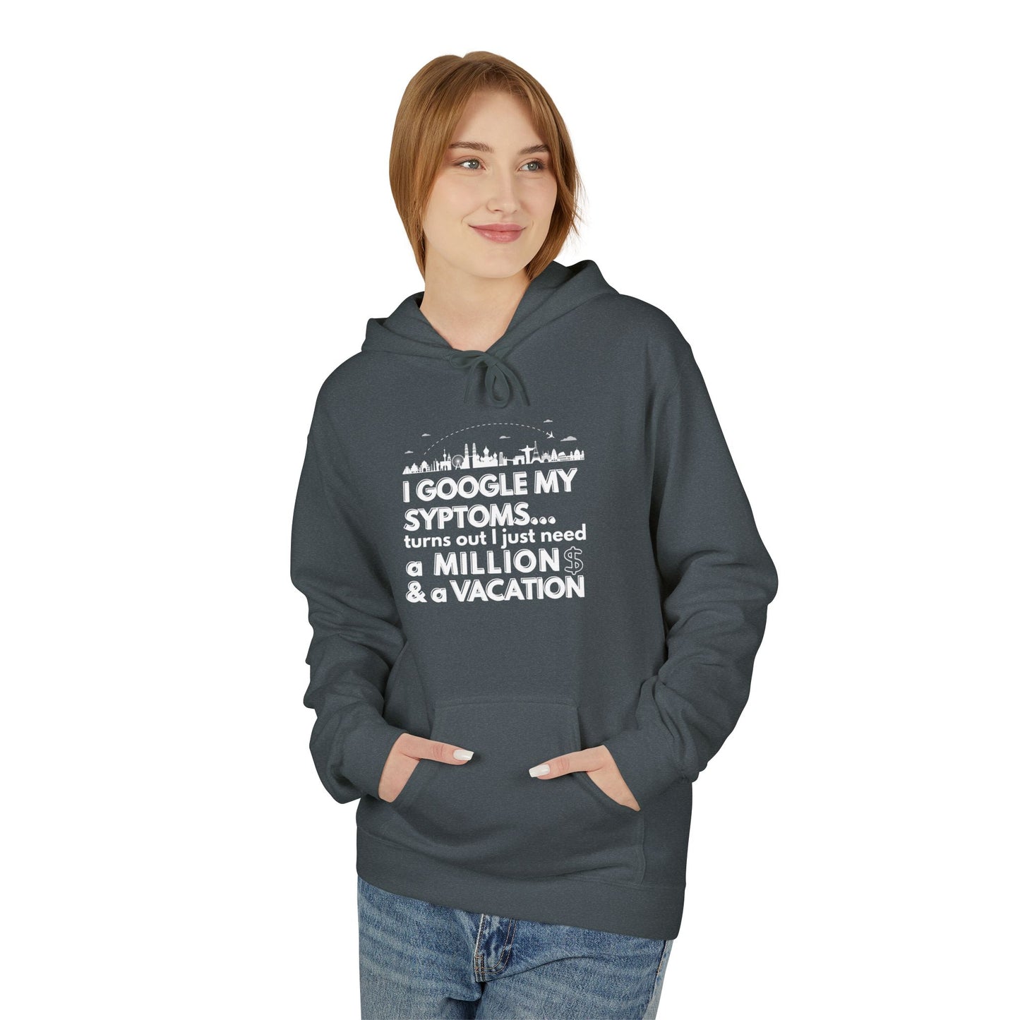Google Syptoms Hoodie, Funny Hoodie, Gift for Travel Lovers, Casual Wear, Comfortable Sweater