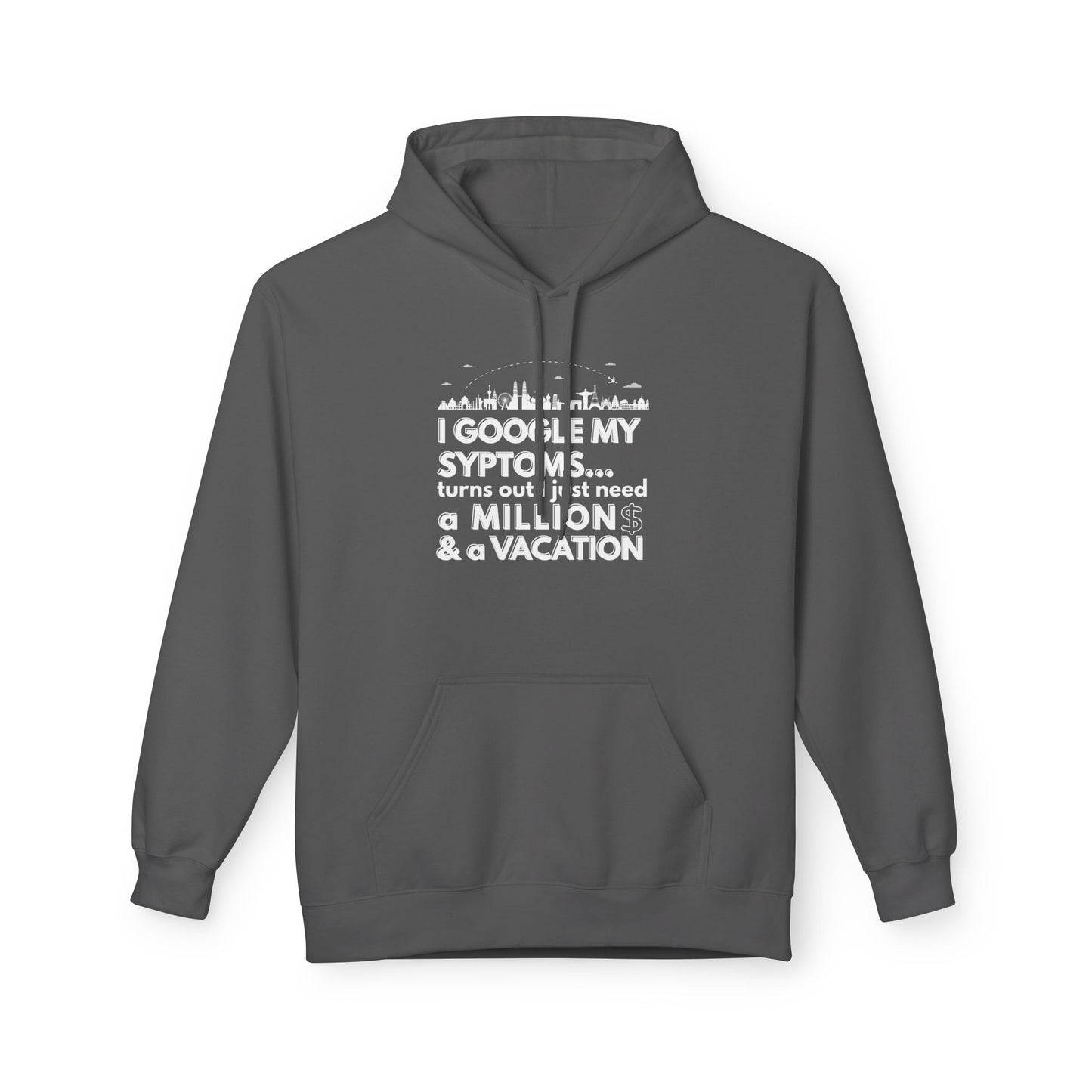 Google Syptoms Hoodie, Funny Hoodie, Gift for Travel Lovers, Casual Wear, Comfortable Sweater