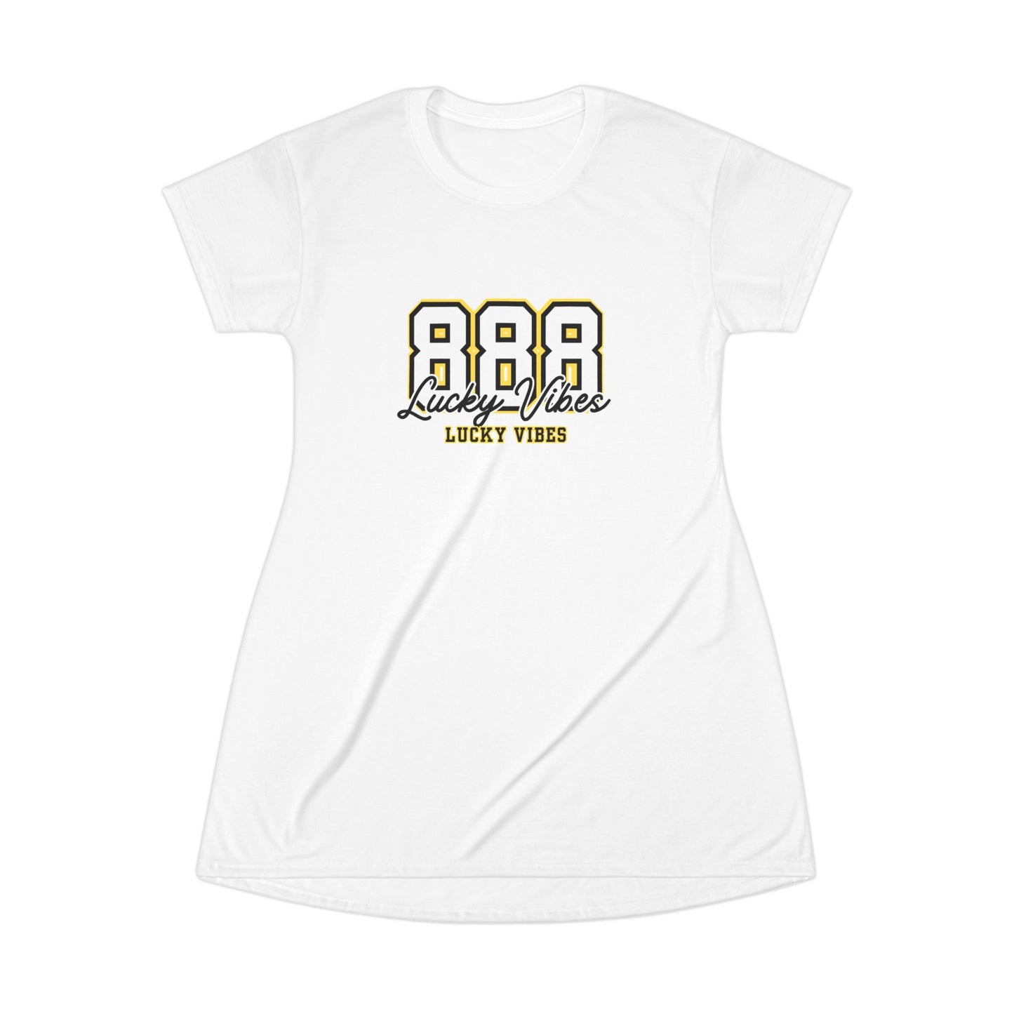 888 Lucky Vibes T-Shirt Dress