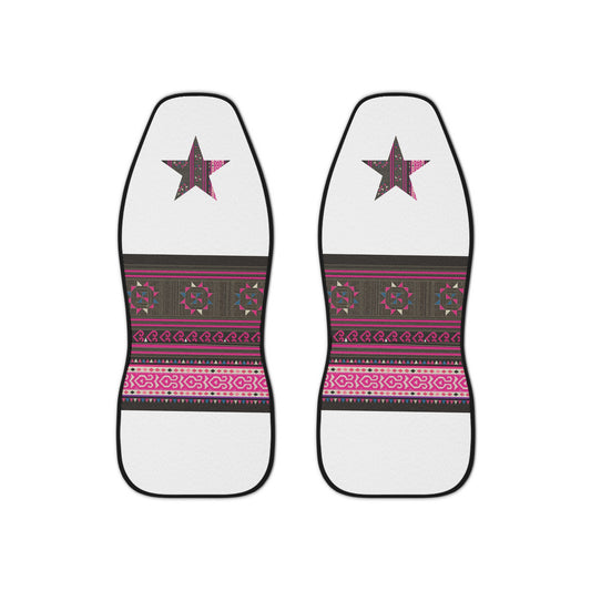 Hmong Heritage Pattern Star Car Seat Covers | Stylish Automotive Accessories, Car Decor, Unique Gifts, Road Trip Essentials, Home Decor